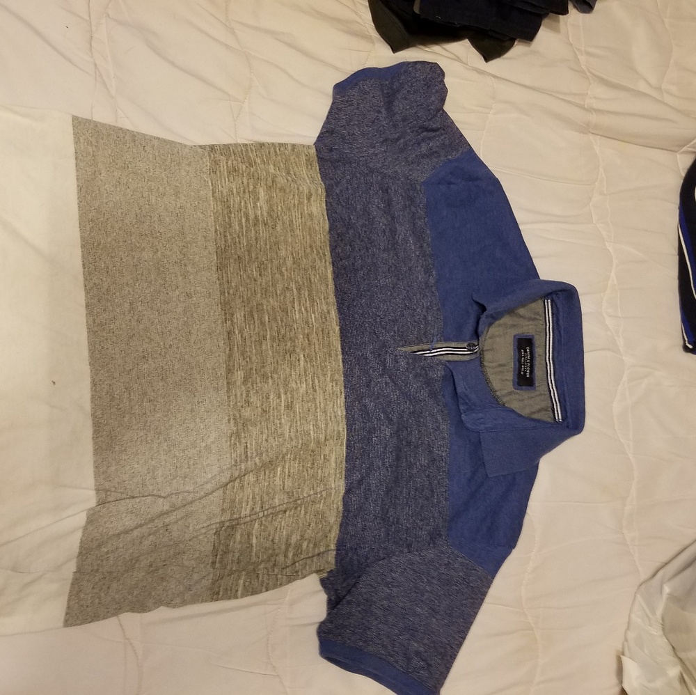 Mens Large Denim & Flower Pollo